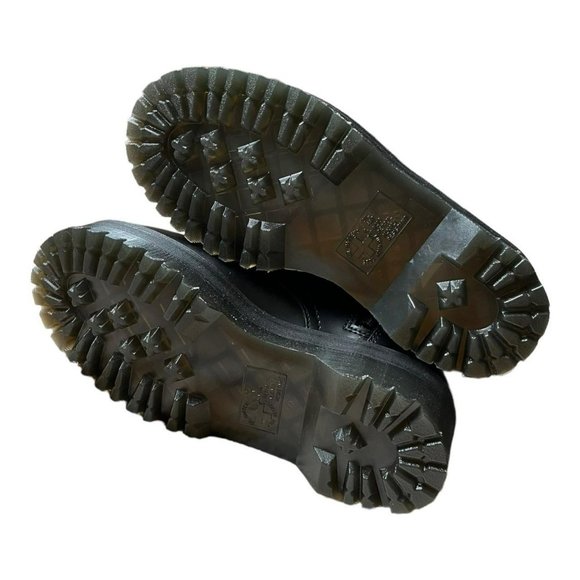 NWB Black Leather Dr. Martens Jadon Platform Sole Boots Womens 6 - Picture 3 of 4